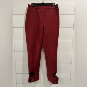 Ellery burgundy trousers